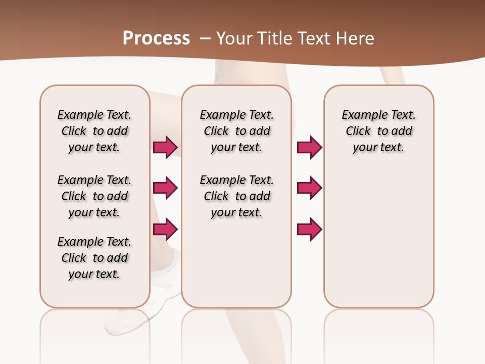 Athletic Beauty White PowerPoint Template