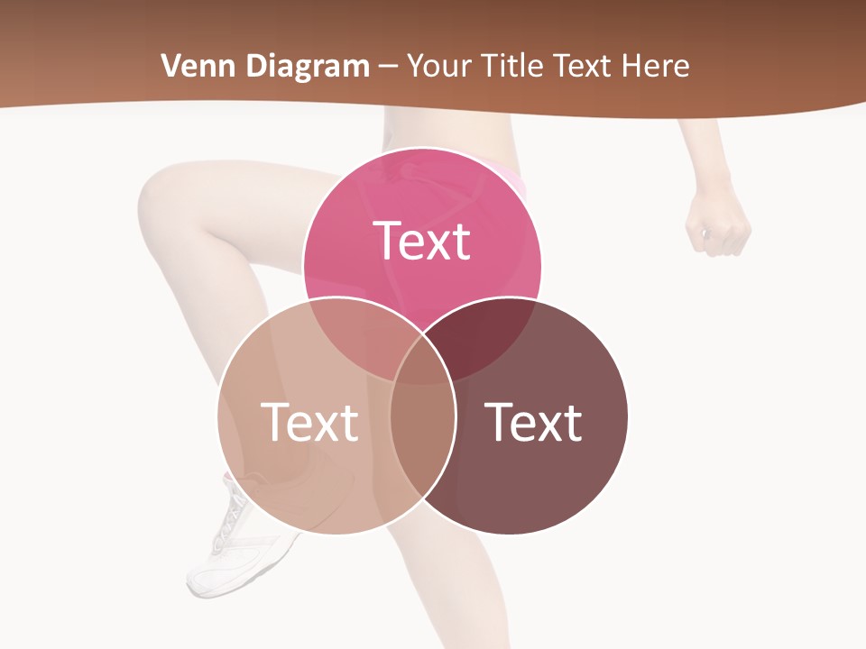 Athletic Beauty White PowerPoint Template