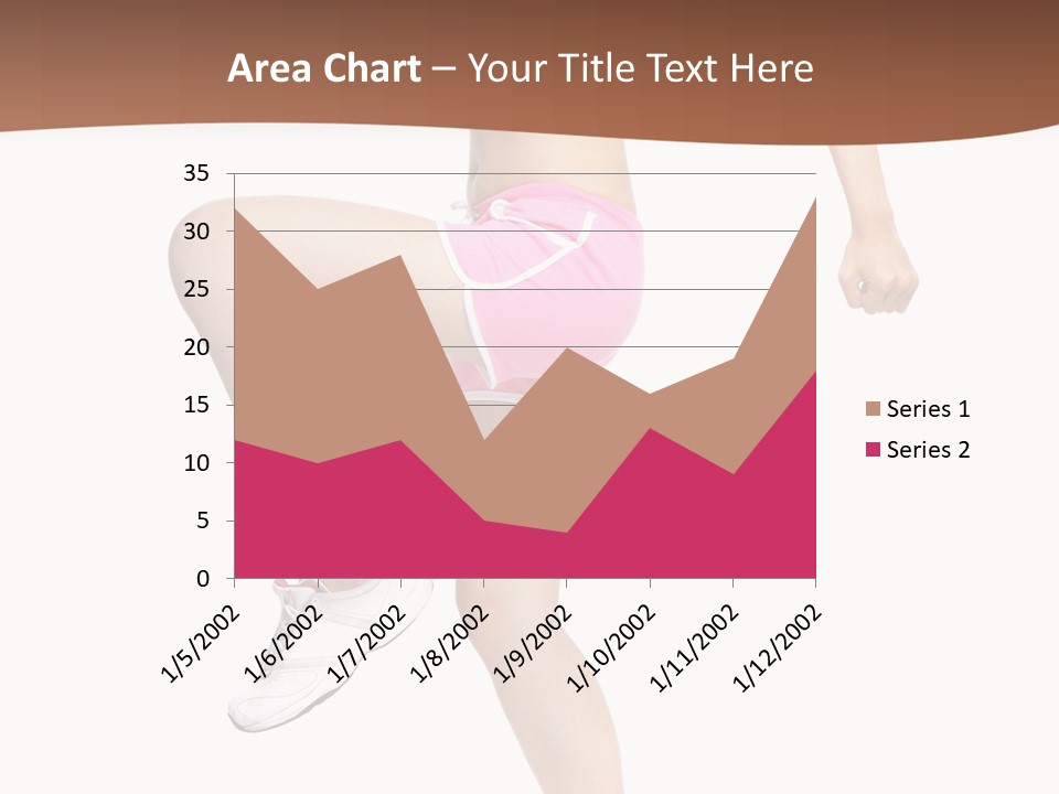 Athletic Beauty White PowerPoint Template