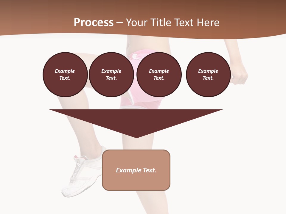 Athletic Beauty White PowerPoint Template
