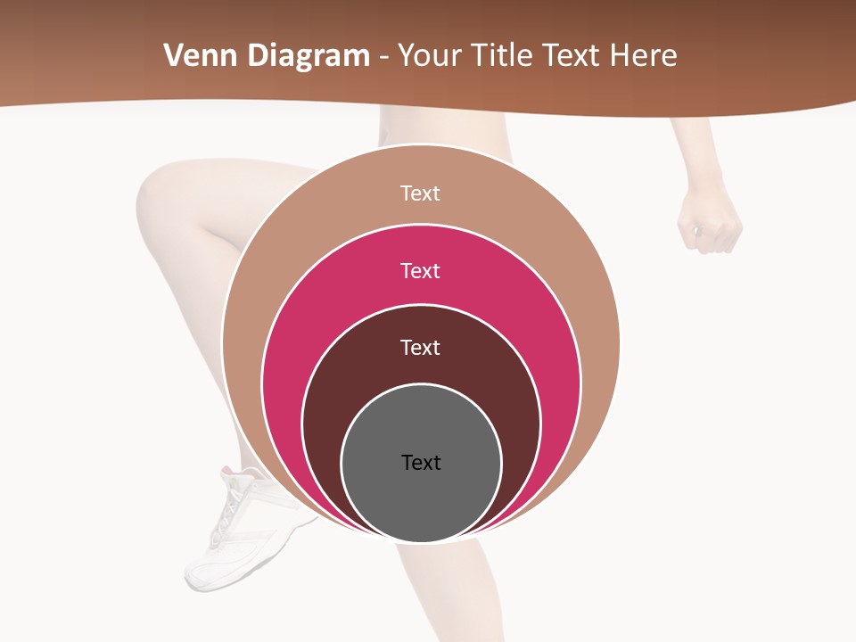 Athletic Beauty White PowerPoint Template