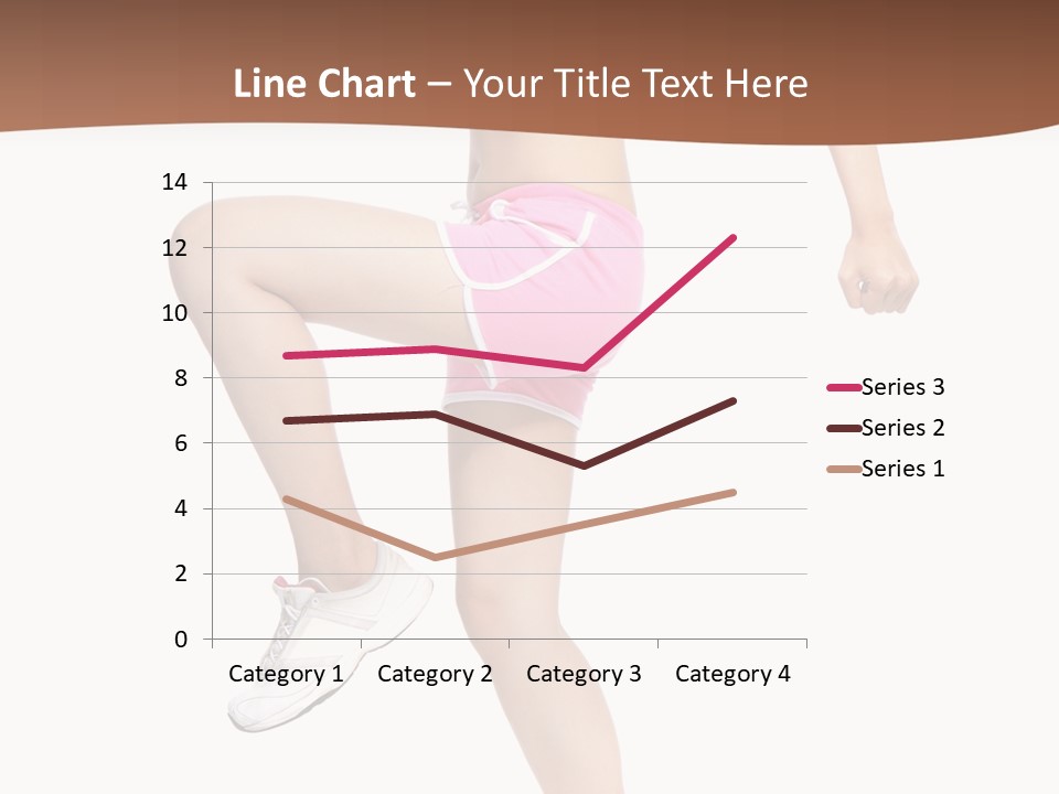 Athletic Beauty White PowerPoint Template