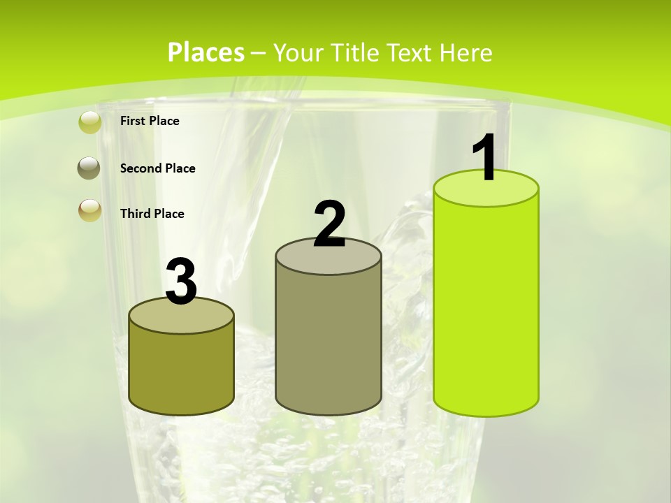 Clean Beverage Object PowerPoint Template