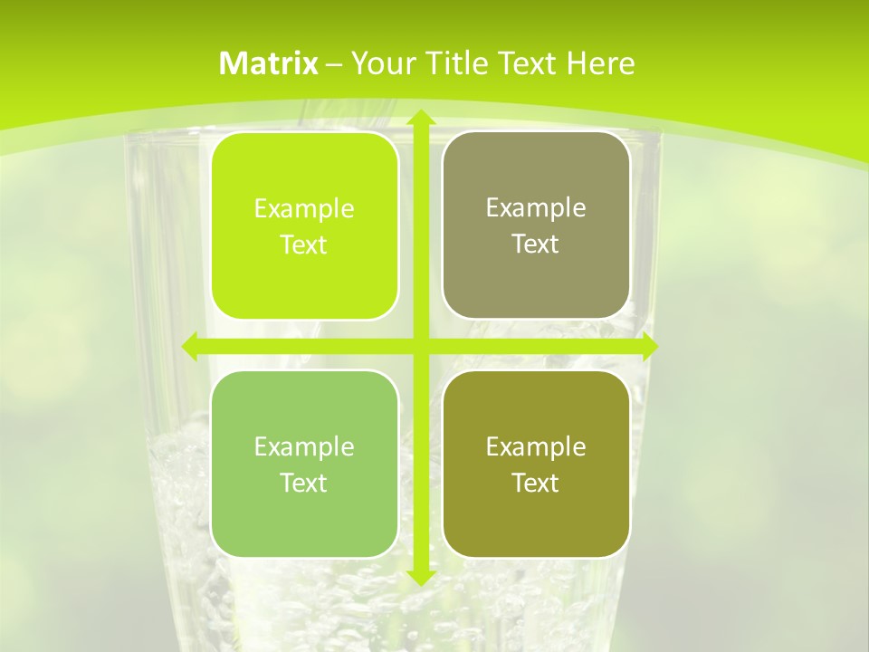 Clean Beverage Object PowerPoint Template