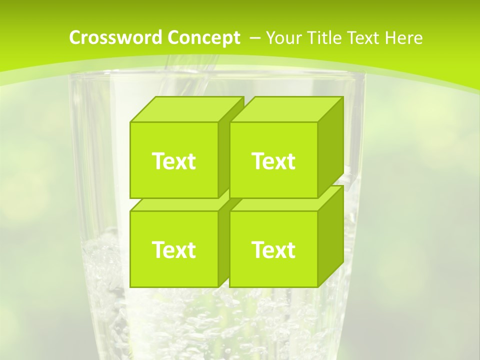 Clean Beverage Object PowerPoint Template