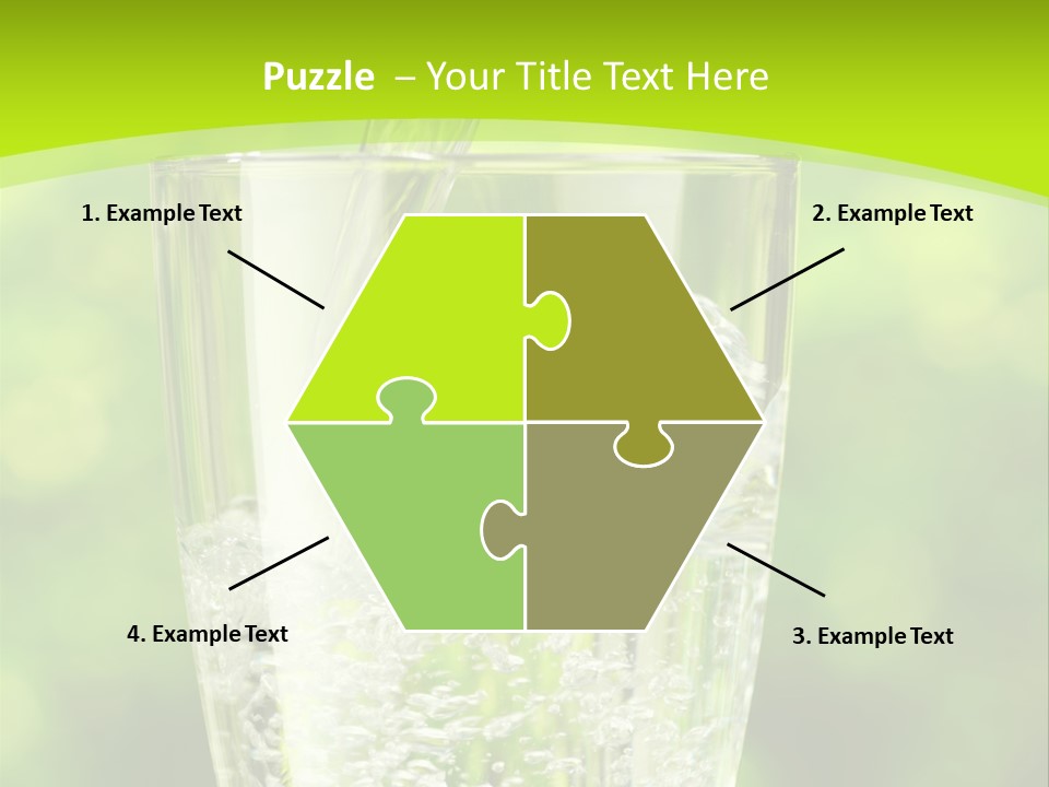 Clean Beverage Object PowerPoint Template