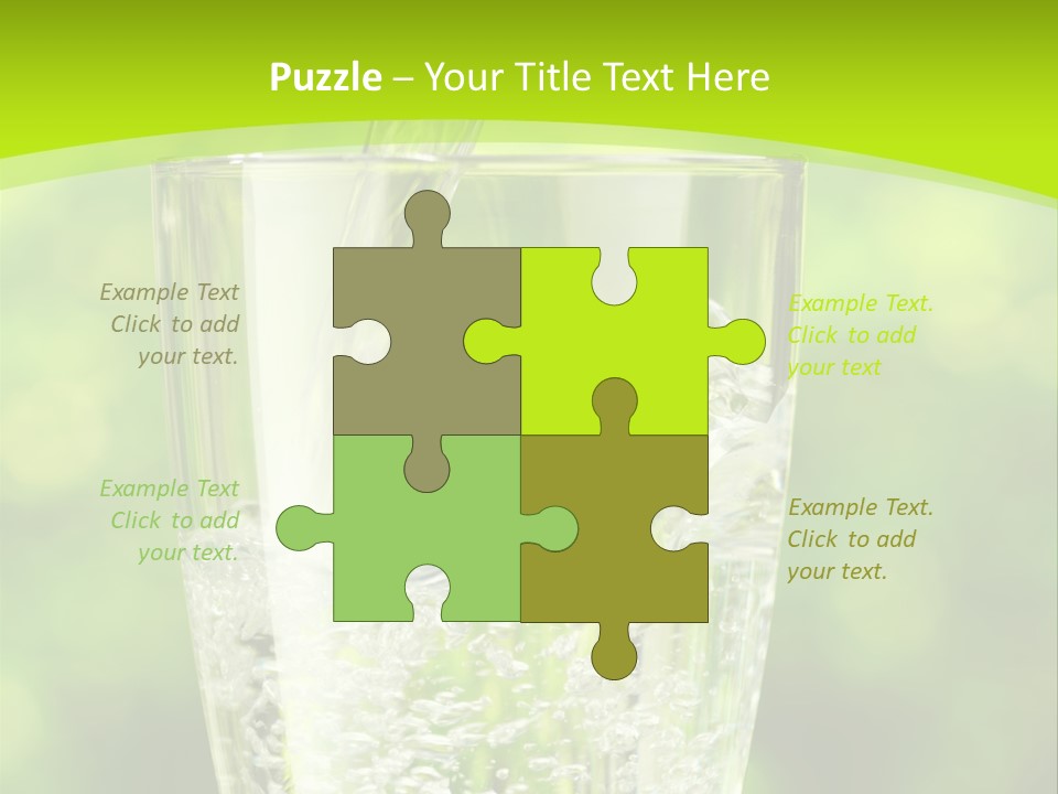 Clean Beverage Object PowerPoint Template
