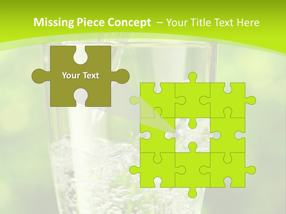 Clean Beverage Object PowerPoint Template