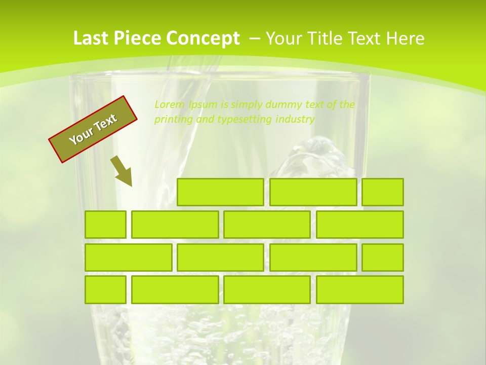 Clean Beverage Object PowerPoint Template