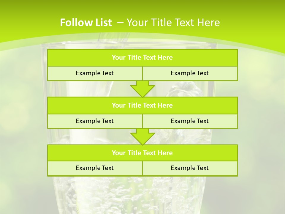 Clean Beverage Object PowerPoint Template