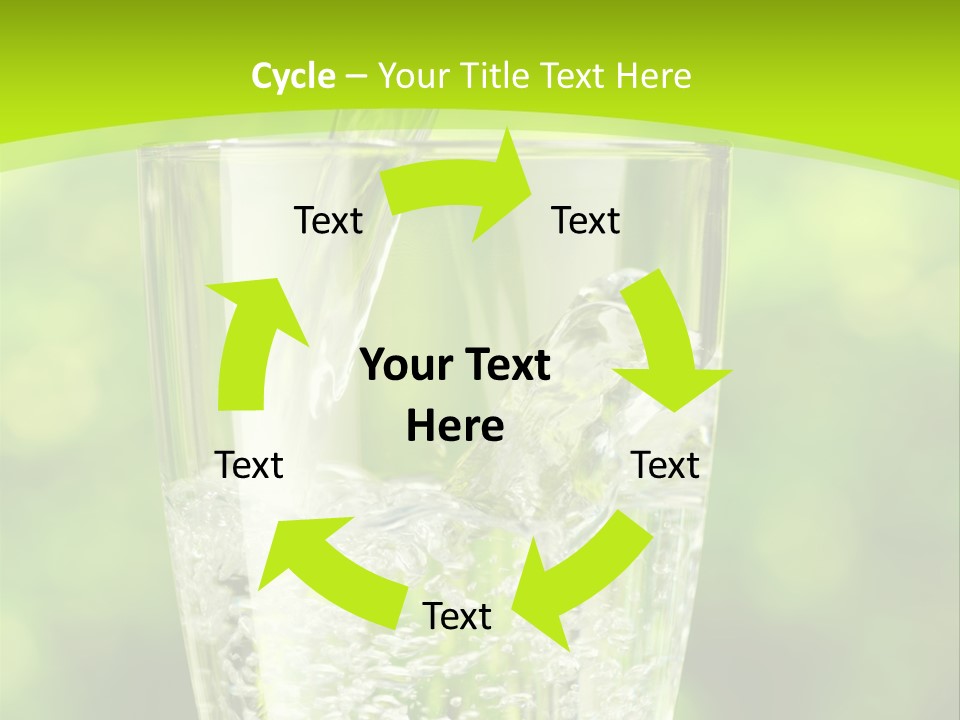 Clean Beverage Object PowerPoint Template
