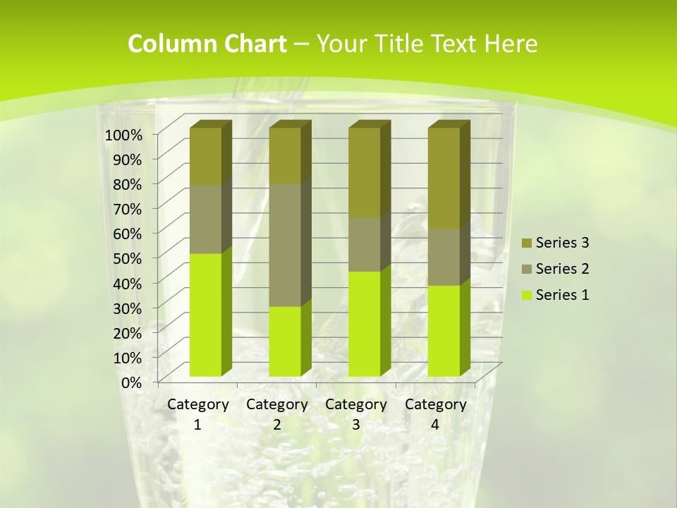 Clean Beverage Object PowerPoint Template