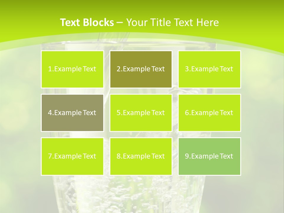 Clean Beverage Object PowerPoint Template