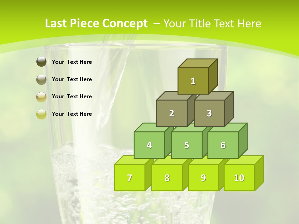 Clean Beverage Object PowerPoint Template