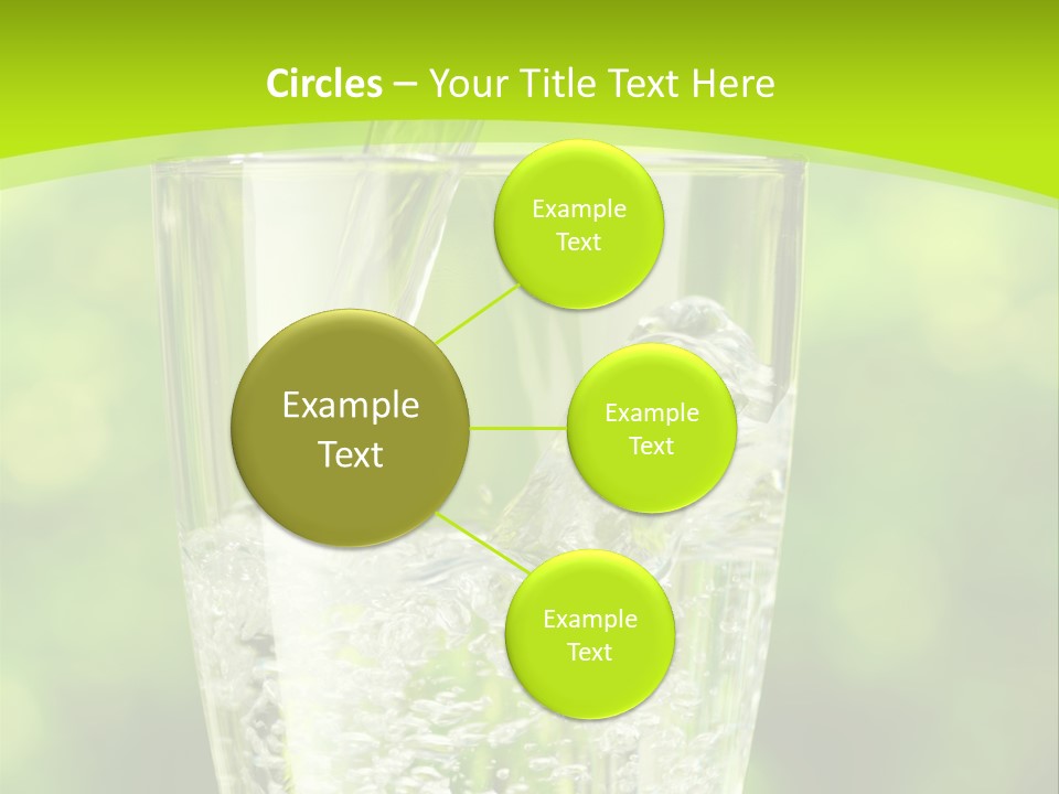 Clean Beverage Object PowerPoint Template