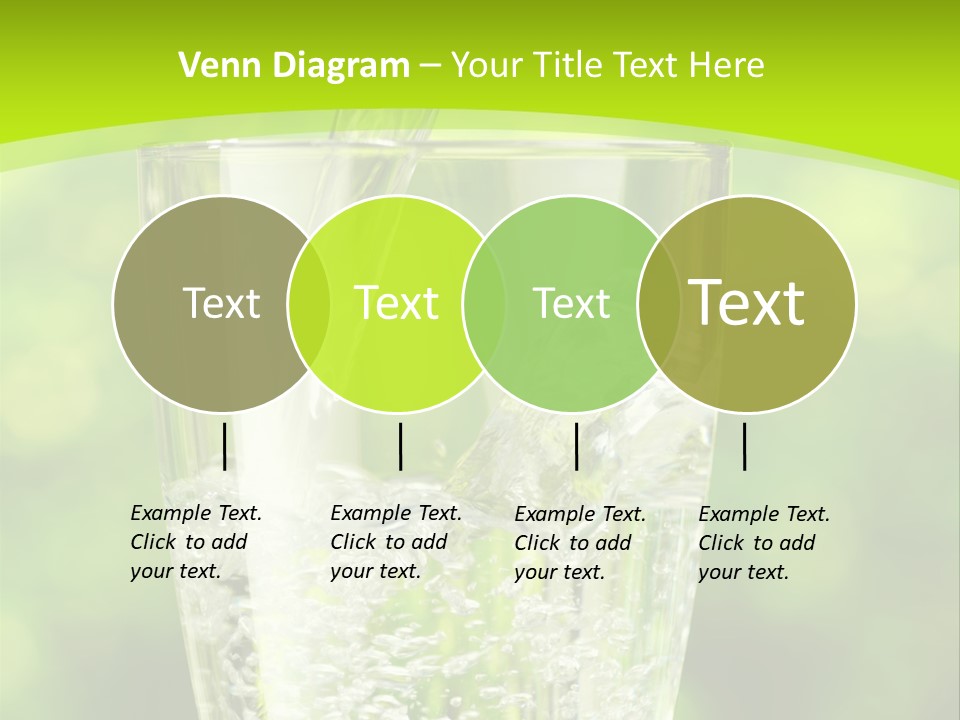 Clean Beverage Object PowerPoint Template