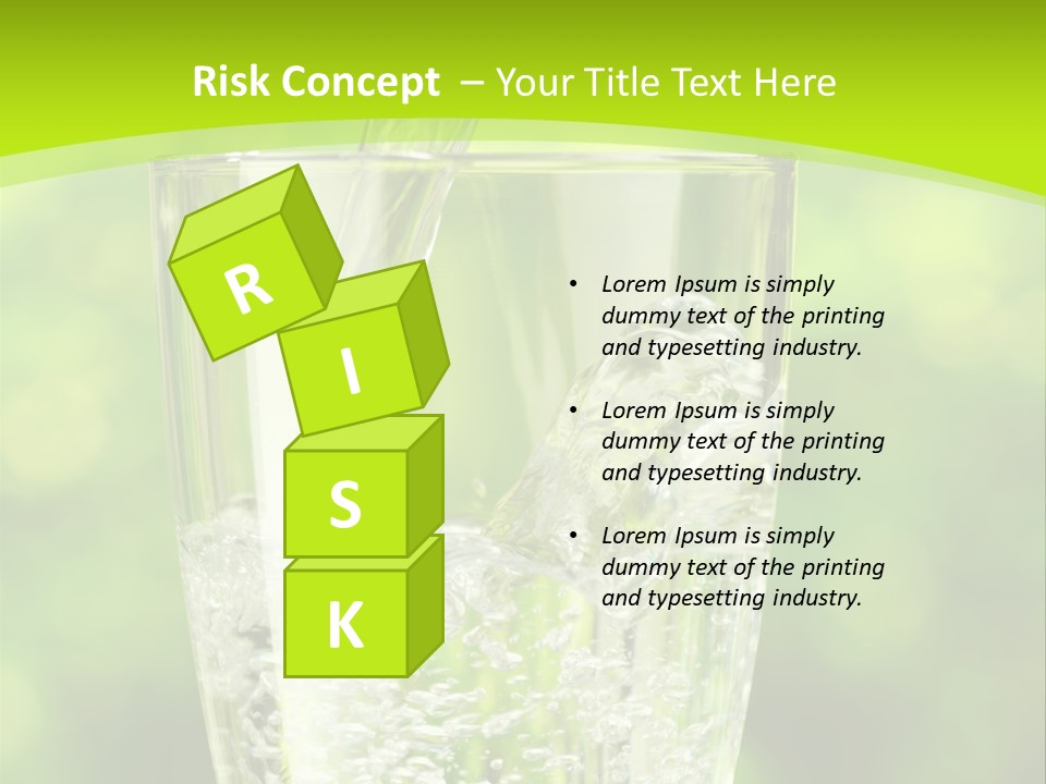 Clean Beverage Object PowerPoint Template