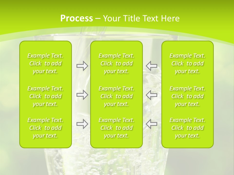 Clean Beverage Object PowerPoint Template