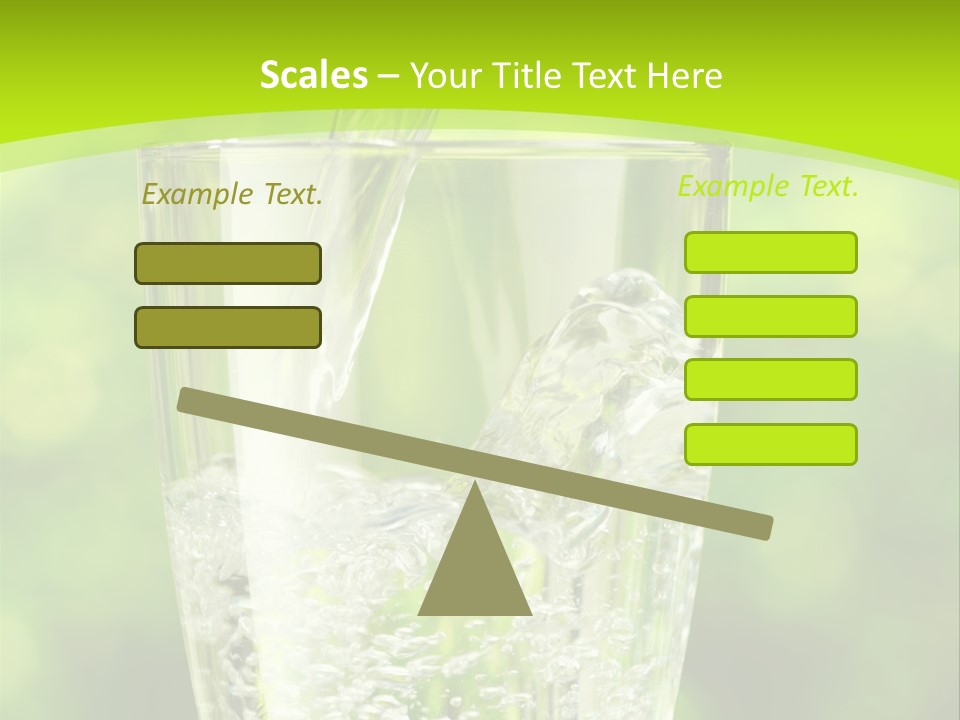 Clean Beverage Object PowerPoint Template