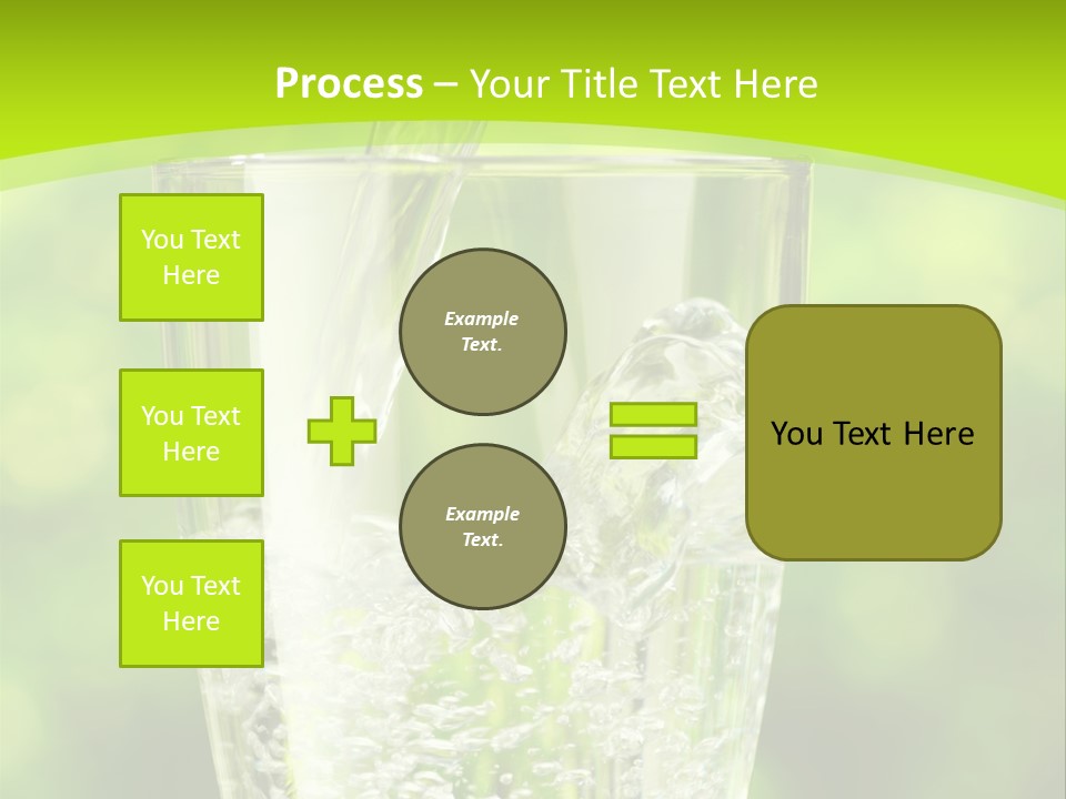 Clean Beverage Object PowerPoint Template