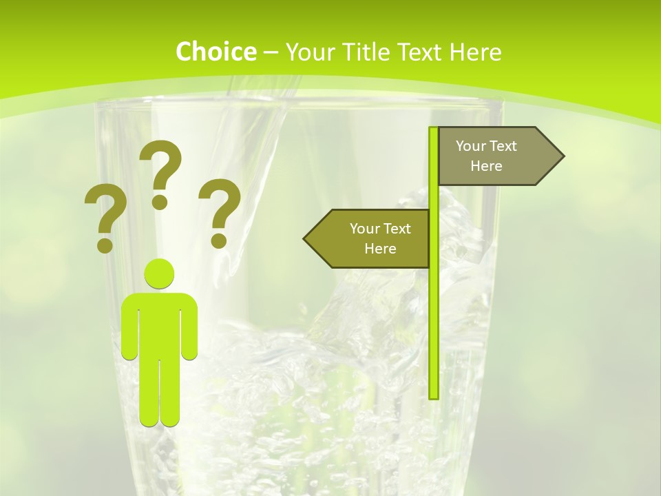 Clean Beverage Object PowerPoint Template