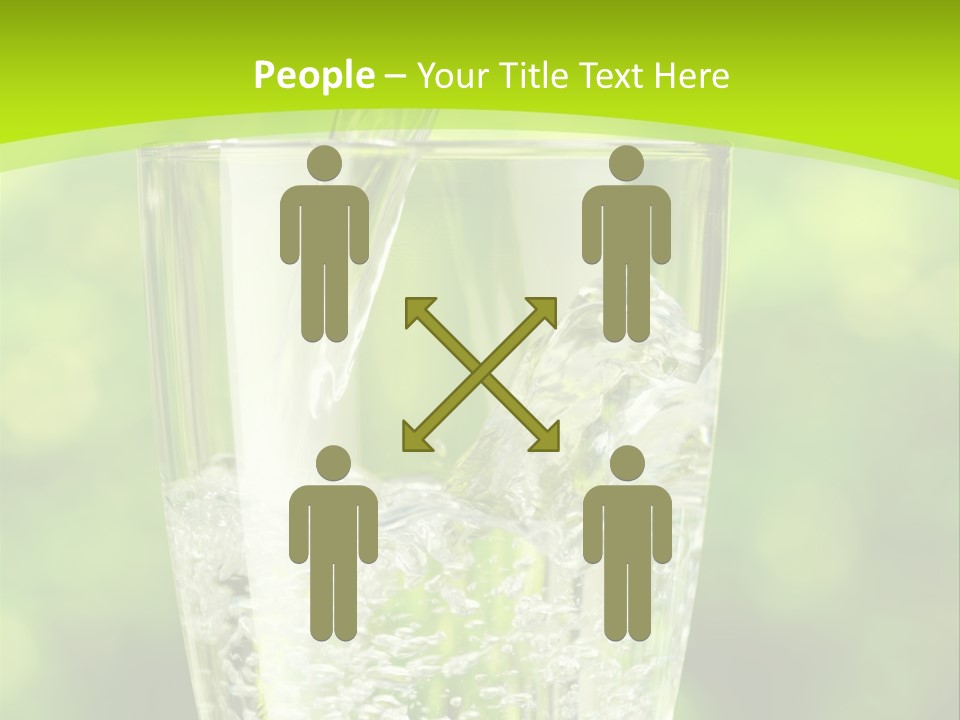 Clean Beverage Object PowerPoint Template