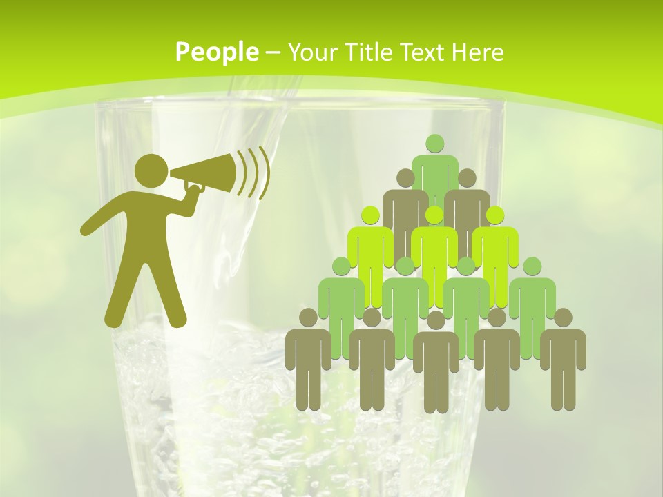 Clean Beverage Object PowerPoint Template