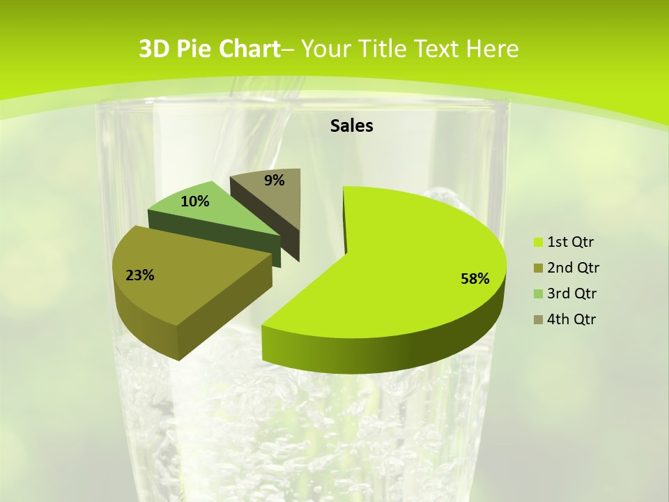 Clean Beverage Object PowerPoint Template