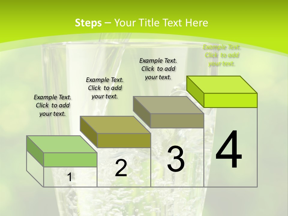 Clean Beverage Object PowerPoint Template
