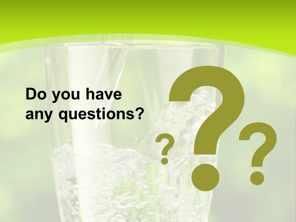 Clean Beverage Object PowerPoint Template