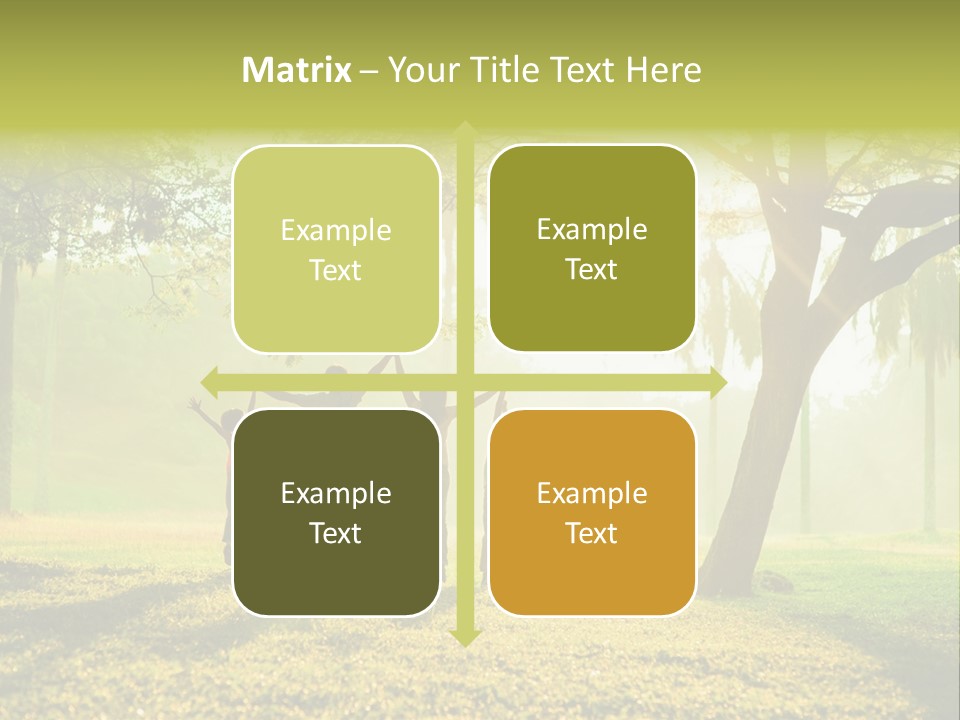 Play Grass Chinese PowerPoint Template