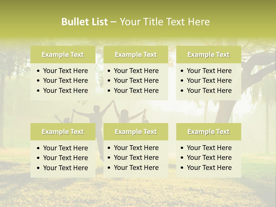 Play Grass Chinese PowerPoint Template