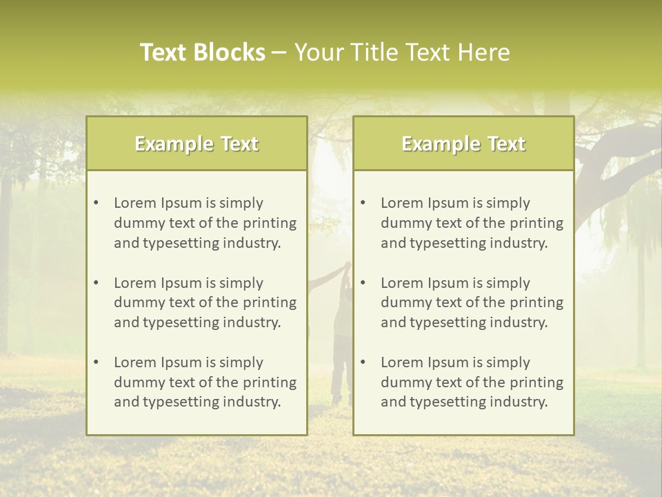 Play Grass Chinese PowerPoint Template