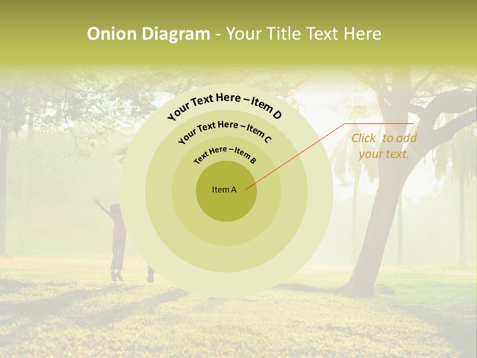 Play Grass Chinese PowerPoint Template