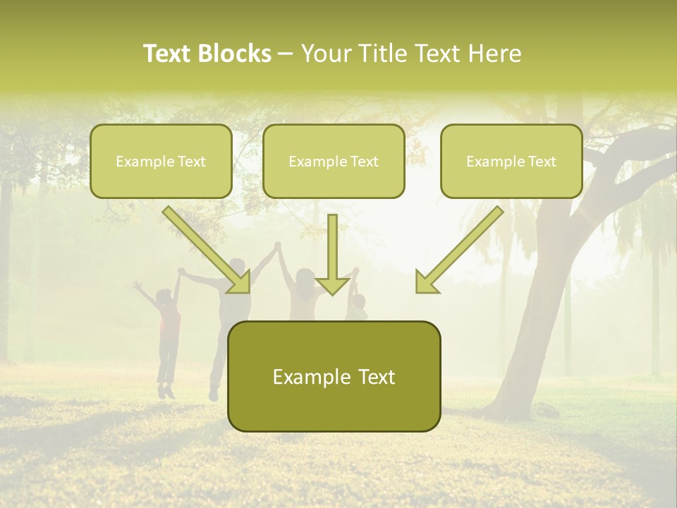 Play Grass Chinese PowerPoint Template