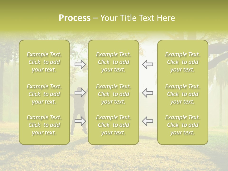 Play Grass Chinese PowerPoint Template