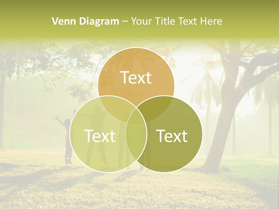 Play Grass Chinese PowerPoint Template