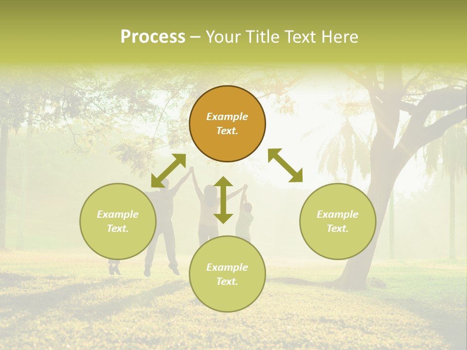 Play Grass Chinese PowerPoint Template