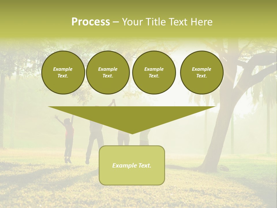 Play Grass Chinese PowerPoint Template