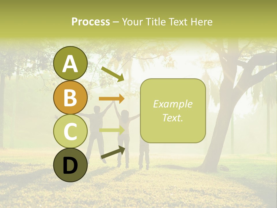 Play Grass Chinese PowerPoint Template