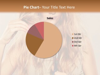 Looking  Blond PowerPoint Template