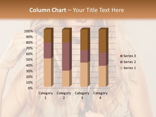 Looking  Blond PowerPoint Template