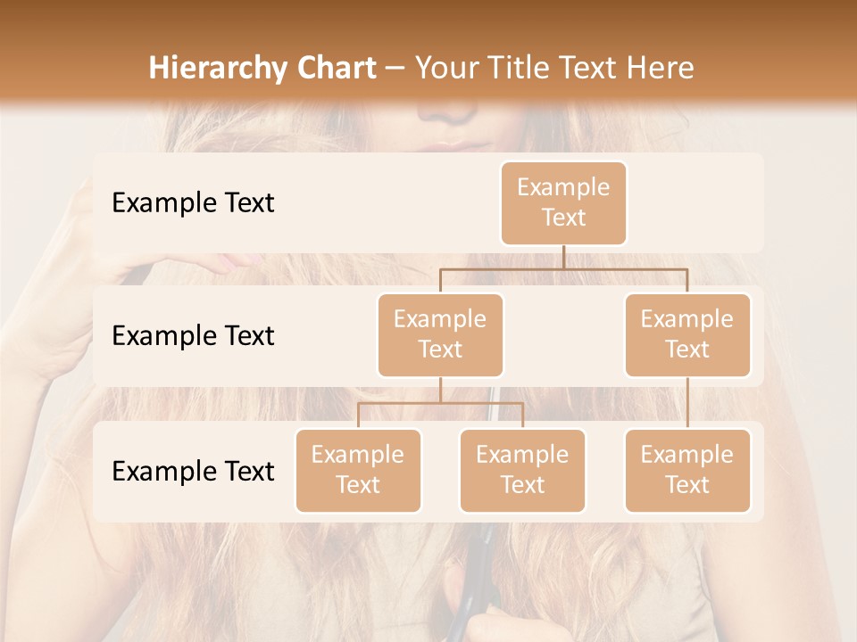 Looking  Blond PowerPoint Template