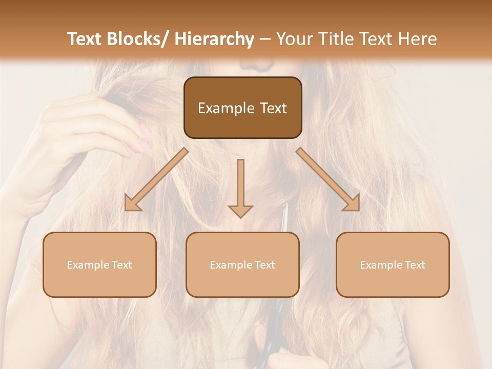 Looking  Blond PowerPoint Template