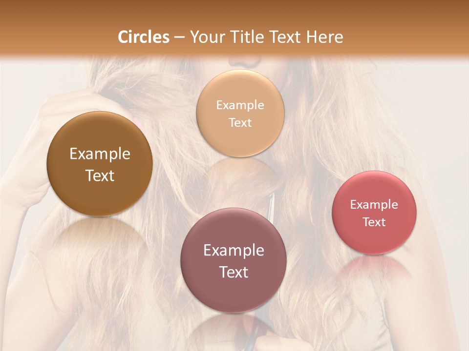 Looking  Blond PowerPoint Template