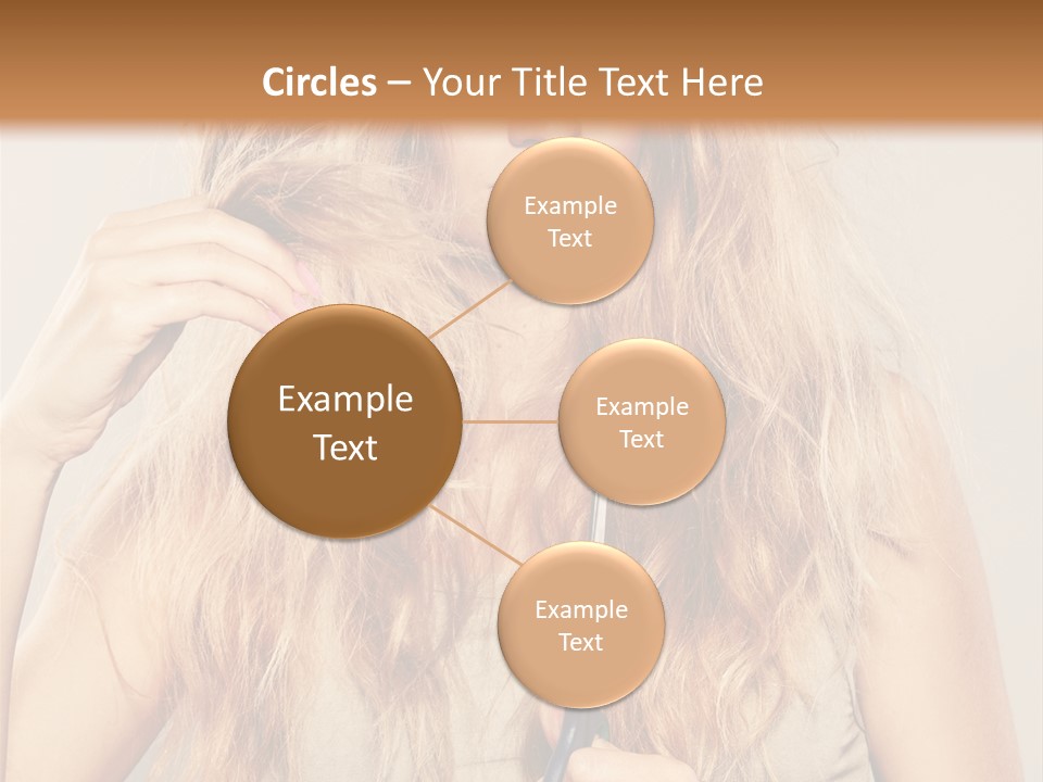 Looking  Blond PowerPoint Template