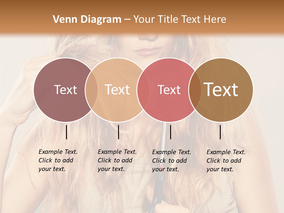 Looking  Blond PowerPoint Template