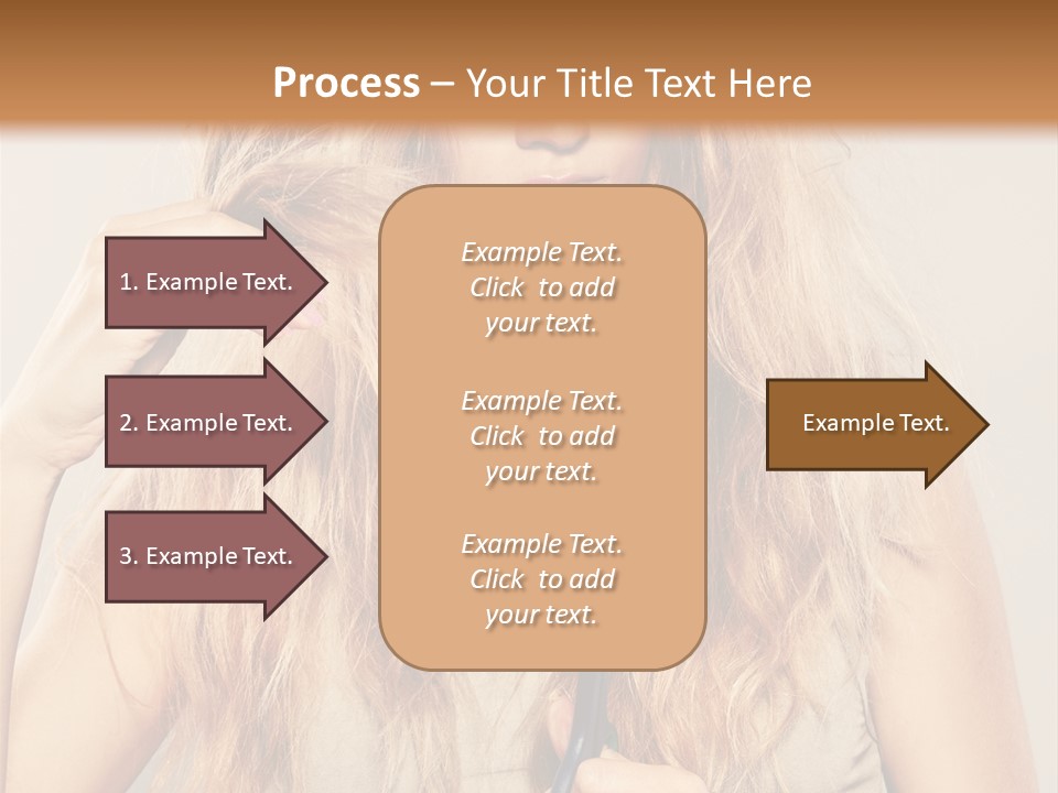Looking  Blond PowerPoint Template