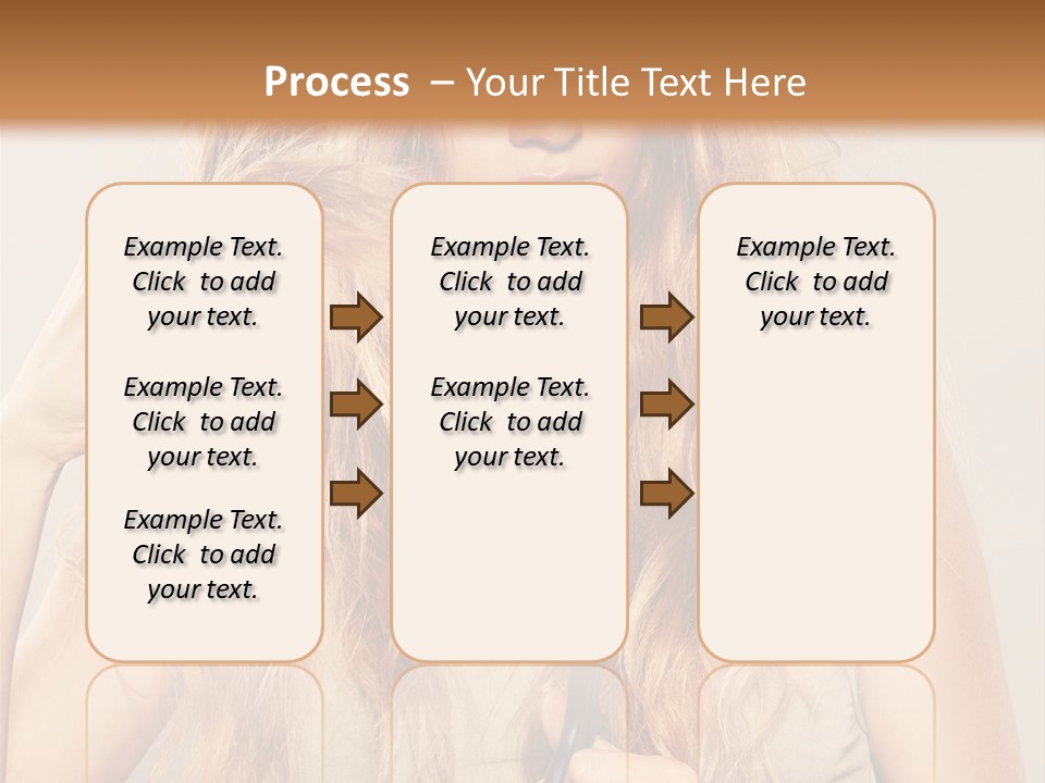 Looking  Blond PowerPoint Template
