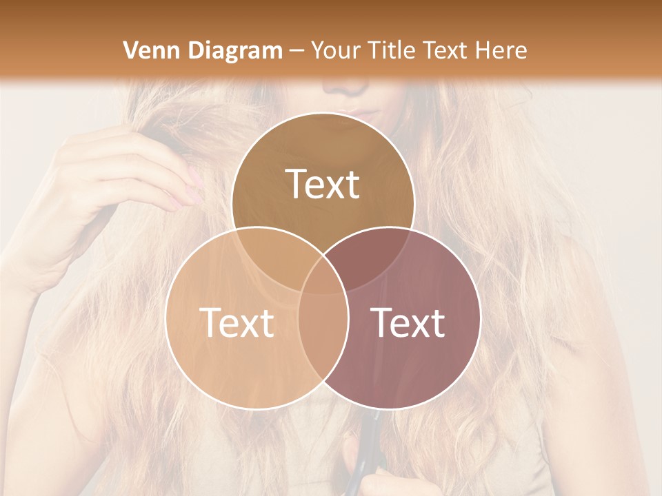 Looking  Blond PowerPoint Template